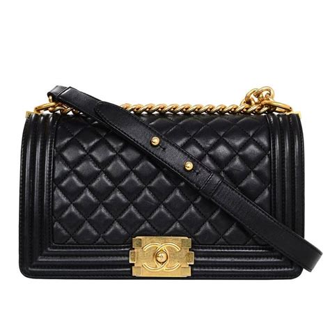 chanel le boy old medium|chanel small boy bag black.